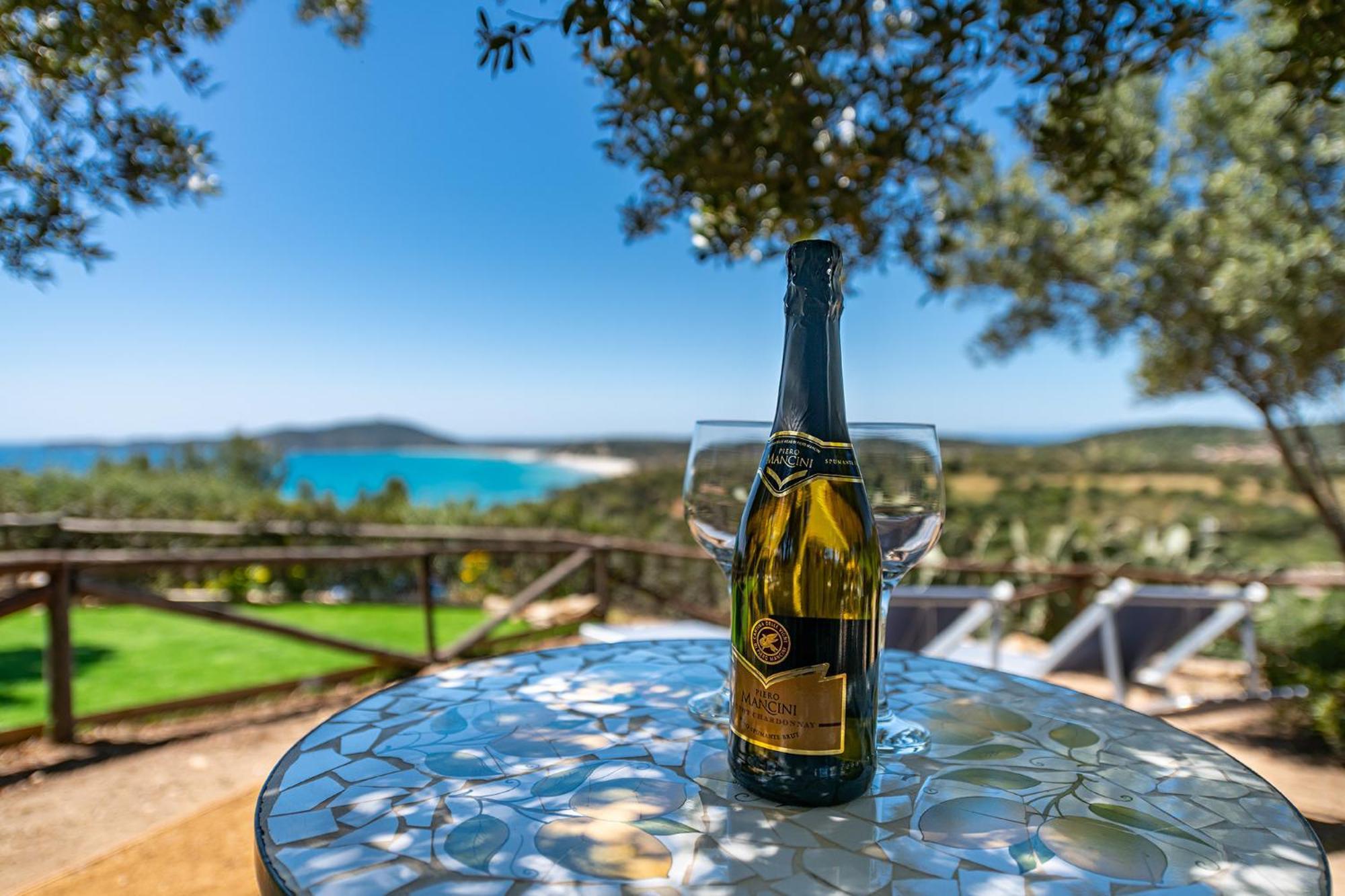 Villa Allegra Panoramica 150 Mt Dal Mare Вилласимиус Экстерьер фото